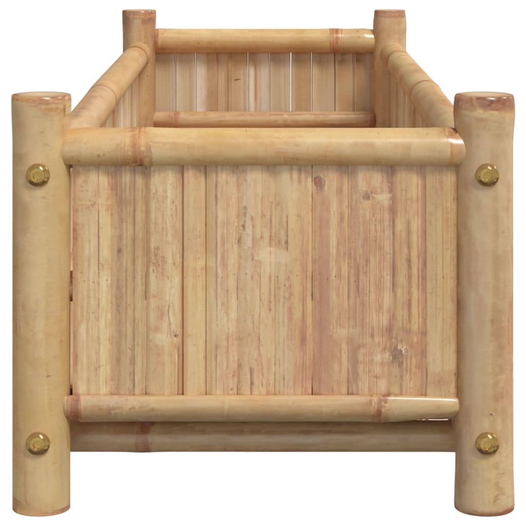 vidaXL Donica, 100x30x25 cm, bambusowa