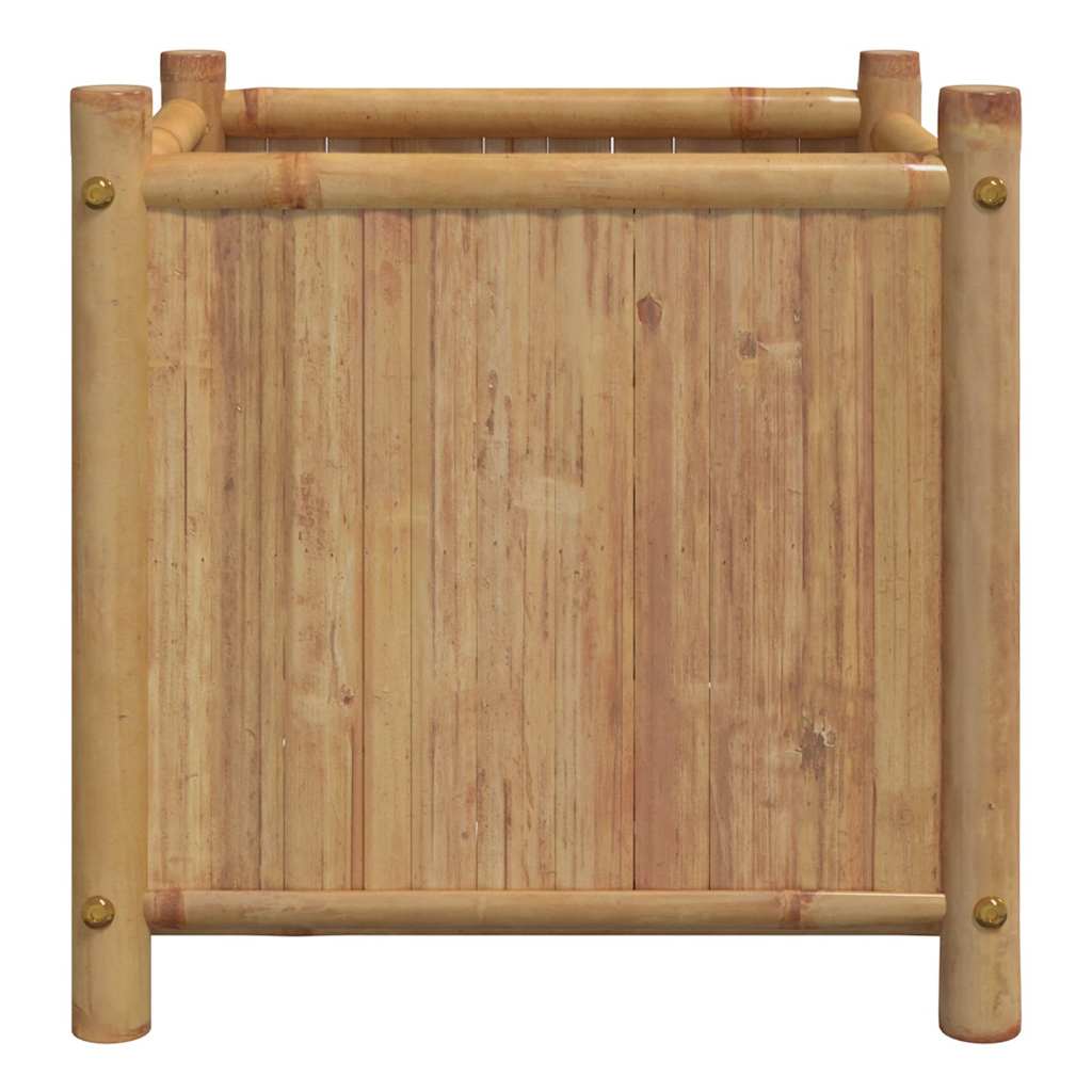 vidaXL Donica, 40x40x40 cm, bambusowa