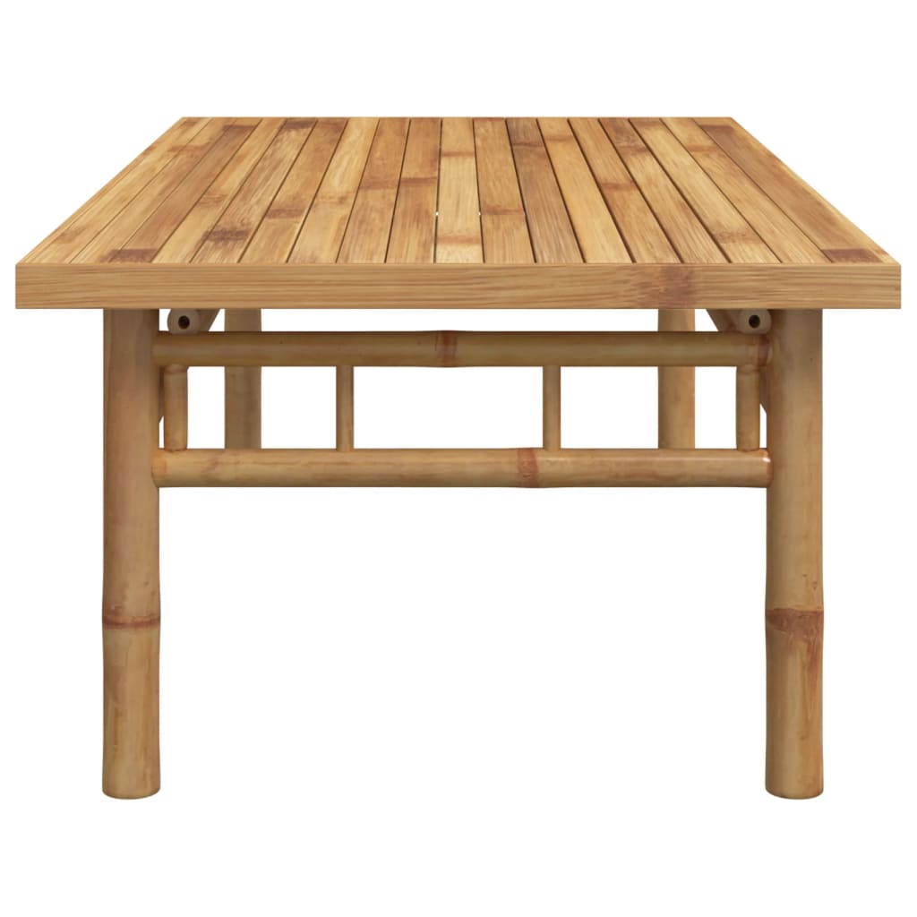 vidaXL Stolik kawowy, 110x55x35 cm, bambusowy