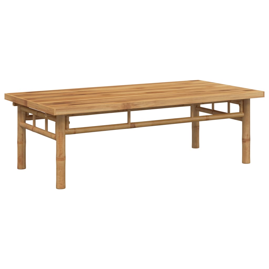 vidaXL Stolik kawowy, 110x55x35 cm, bambusowy