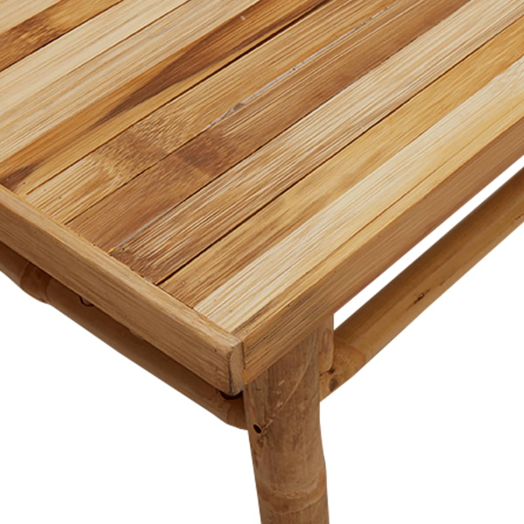 vidaXL Stolik kawowy, 110x55x35 cm, bambusowy