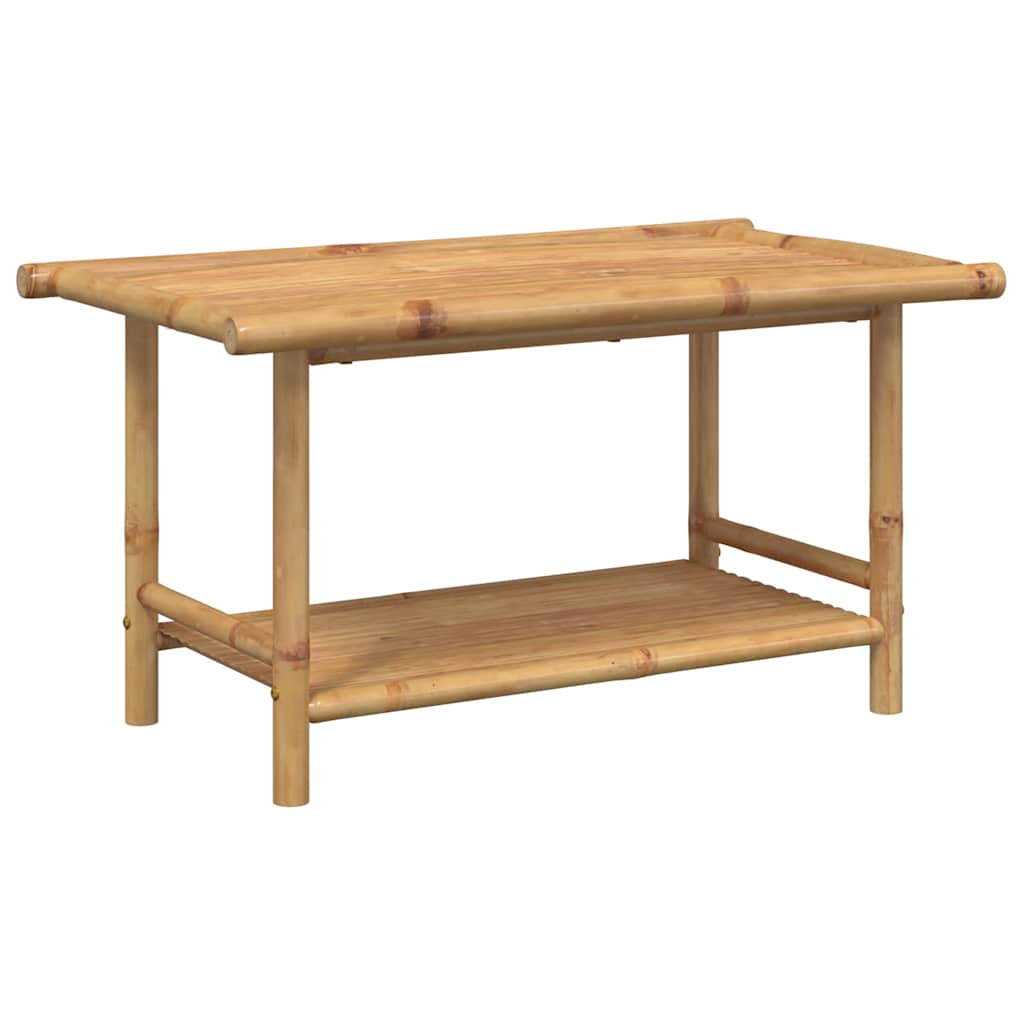 vidaXL Stolik kawowy, 90x50x45 cm, bambusowy