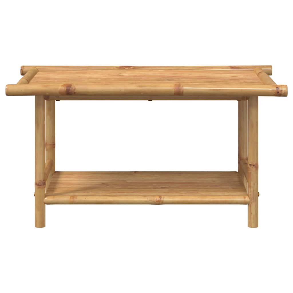 vidaXL Stolik kawowy, 90x50x45 cm, bambusowy