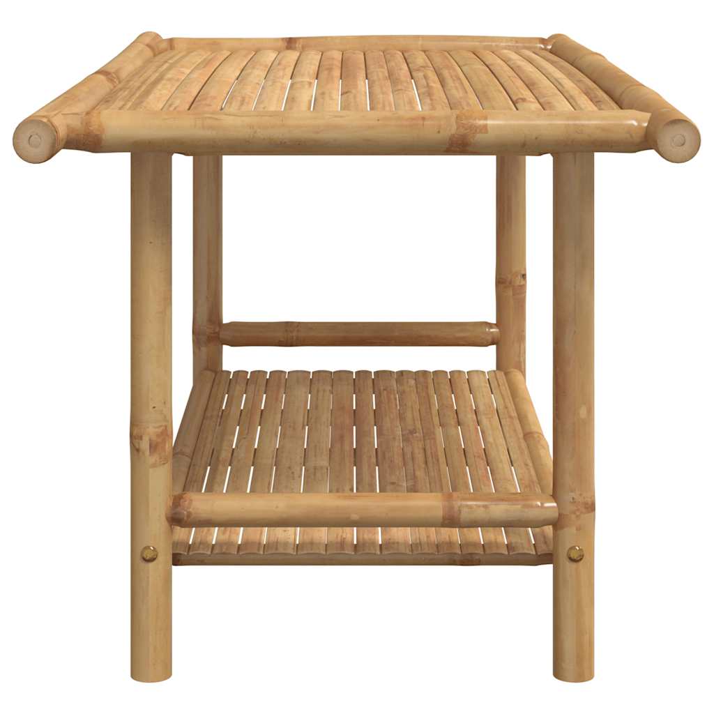 vidaXL Stolik kawowy, 90x50x45 cm, bambusowy
