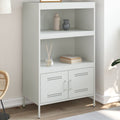vidaXL Szafka, biała, 68x39x113 cm, stal