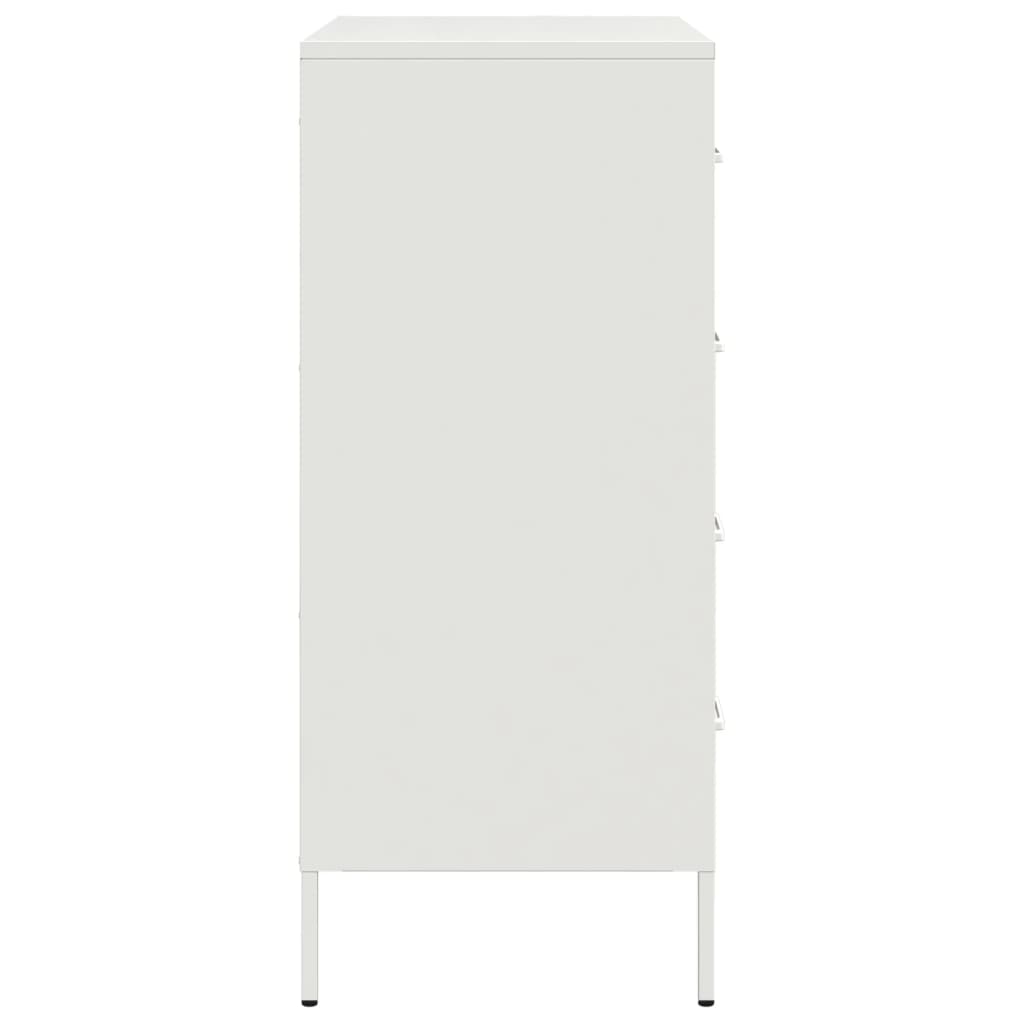 vidaXL Szafka, biała, 68x39x89 cm, stal