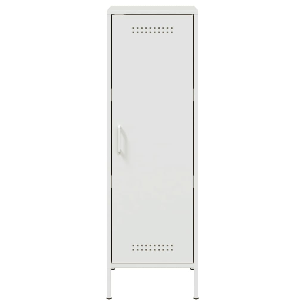 vidaXL Szafka, biała, 36x39x113 cm, stal