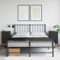 vidaXL Szafki nocne, 2 szt., czarne, 36x39x68 cm, stal