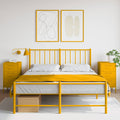 vidaXL Szafki nocne, 2 szt., musztardowe, 36x39x68 cm, stal