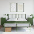 vidaXL Szafki nocne, 2 szt., oliwkowe, 36x39x68 cm, stal