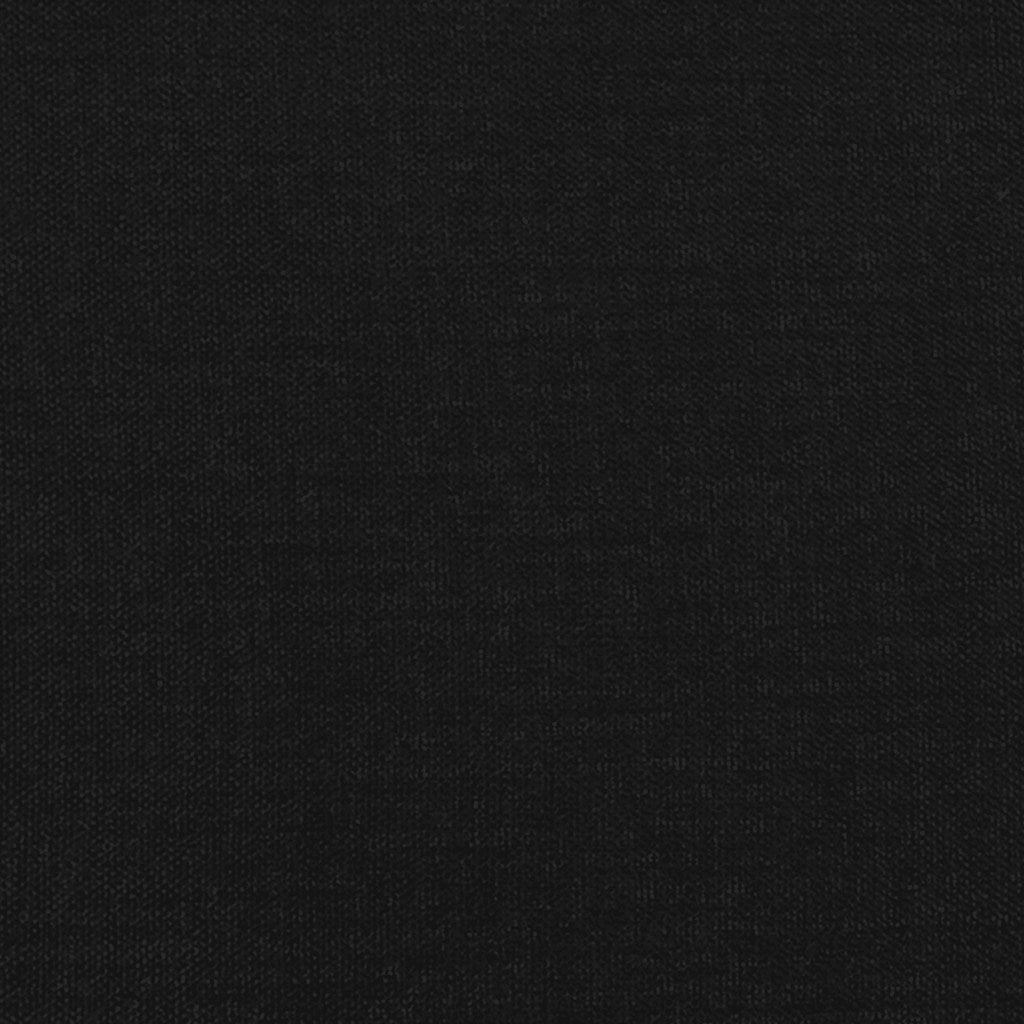 vidaXL Łóżko kontynentalne z materacem, czarne, 120x190 cm, tkanina