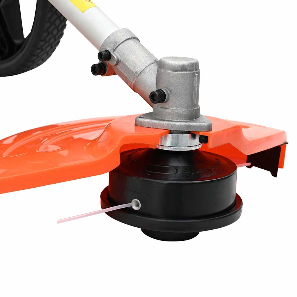 vidaXL Podkaszarka z kółkami pomarańczowa 52 cm3 1,45 kW