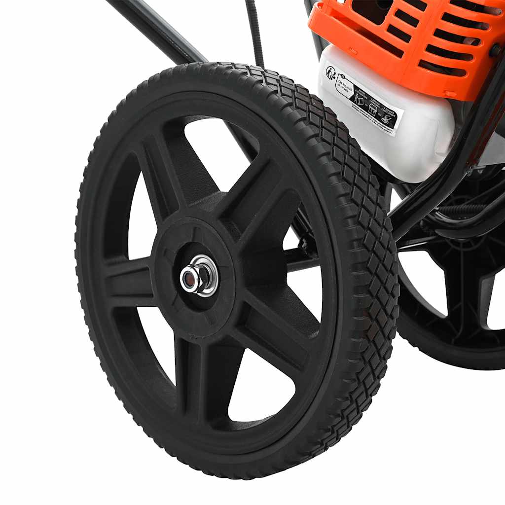 vidaXL Podkaszarka z kółkami pomarańczowa 52 cm3 1,45 kW