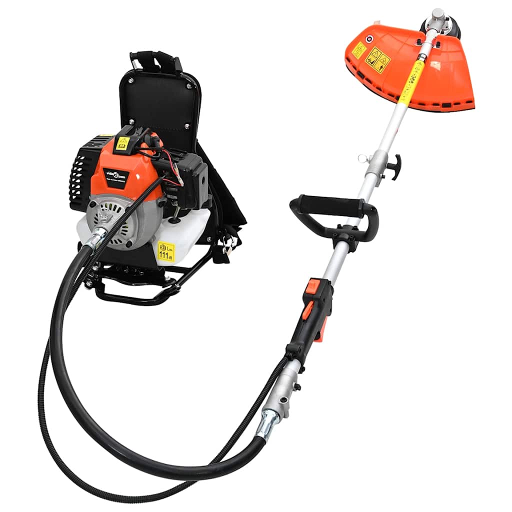vidaXL Plecakowa kosiarka do krzaków Design Orange 52 cm3 1,45 kW