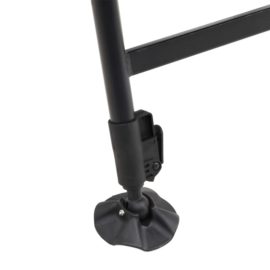 vidaXL Łóżko wędkarskie, regulowane nóżki do błota, składane, moro