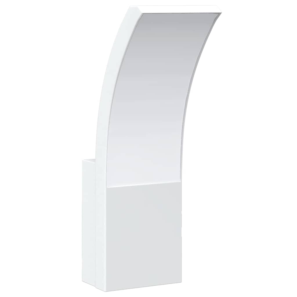 vidaXL Zewnętrzny kinkiet LED, biały, odlewane aluminium
