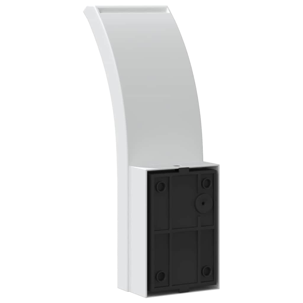 vidaXL Zewnętrzny kinkiet LED, biały, odlewane aluminium