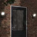vidaXL Zewnętrzny kinkiet LED, czarny, odlewane aluminium