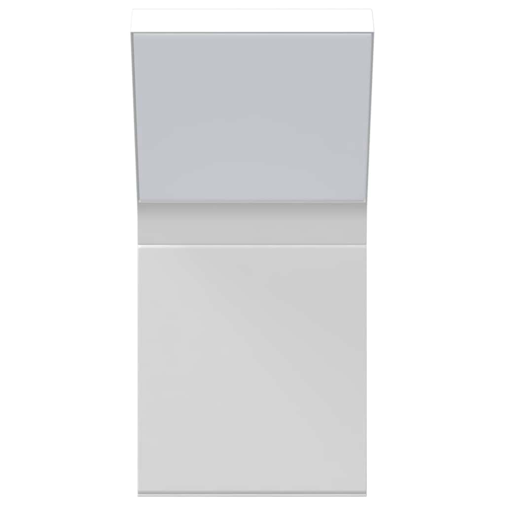 vidaXL Zewnętrzny kinkiet LED, biały, odlewane aluminium