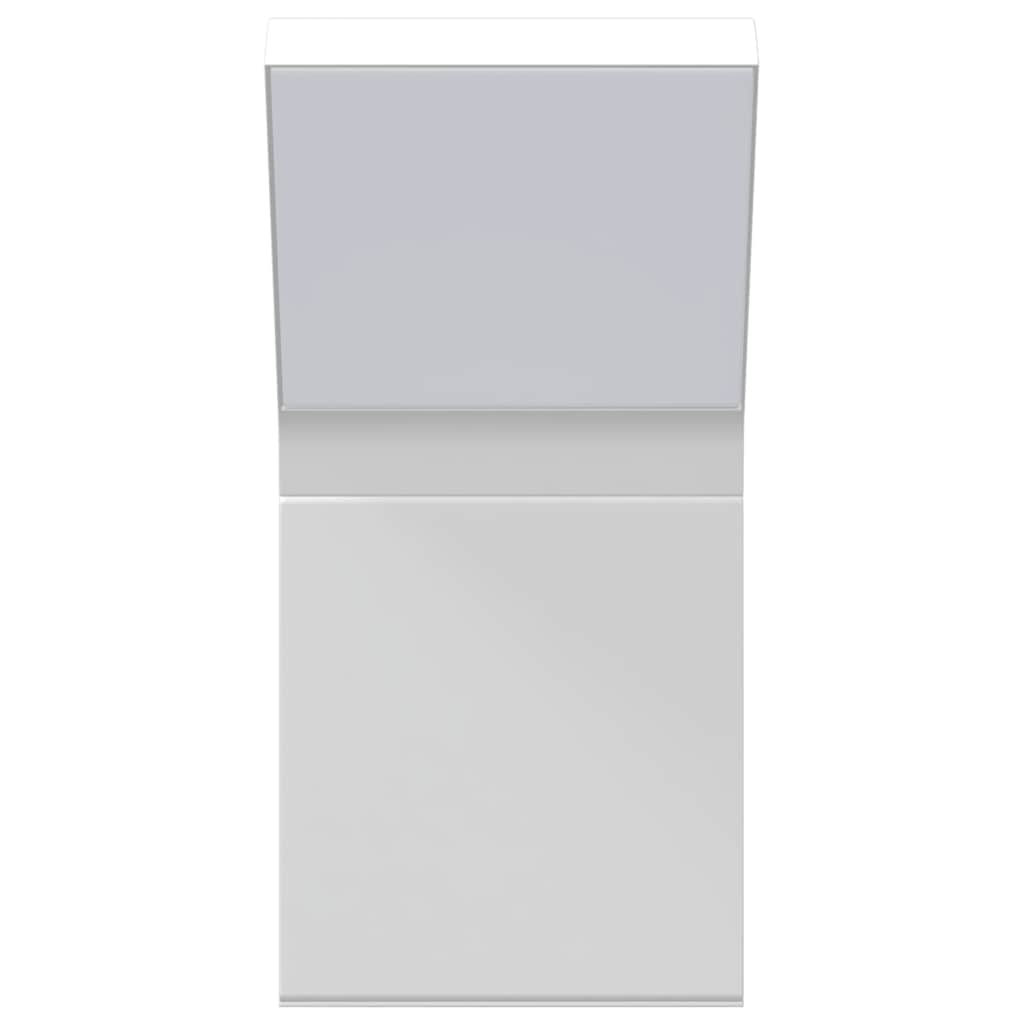 vidaXL Kinkiety zewnętrzne LED, 2 szt., białe, odlewane aluminium