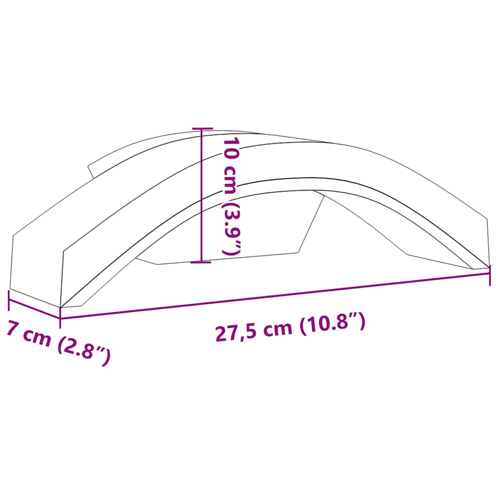 vidaXL Kinkiety zewnętrzne LED, 2 szt., czarne, odlewane aluminium