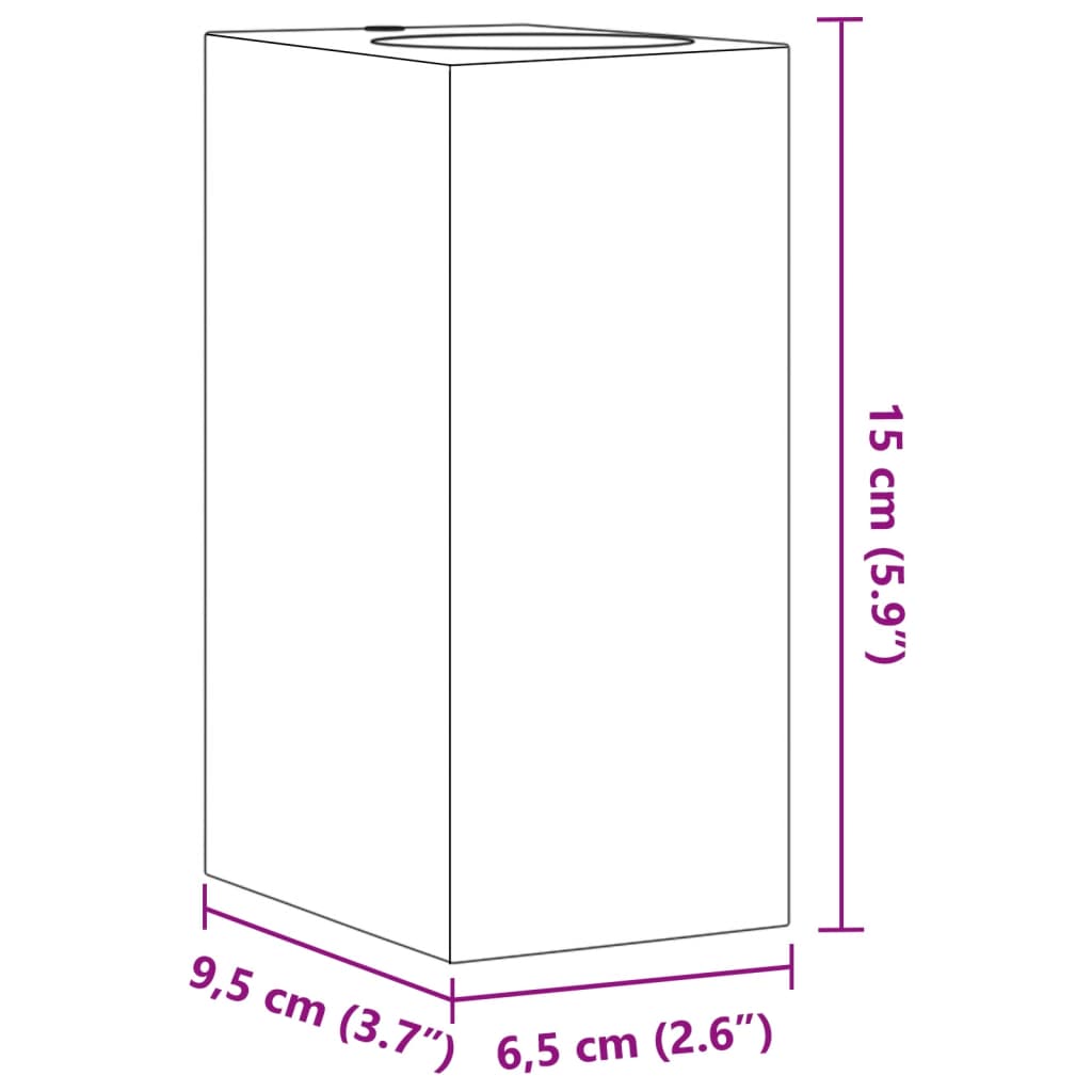 vidaXL Kinkiety zewnętrzne, 2 szt., czarne, odlewane aluminium