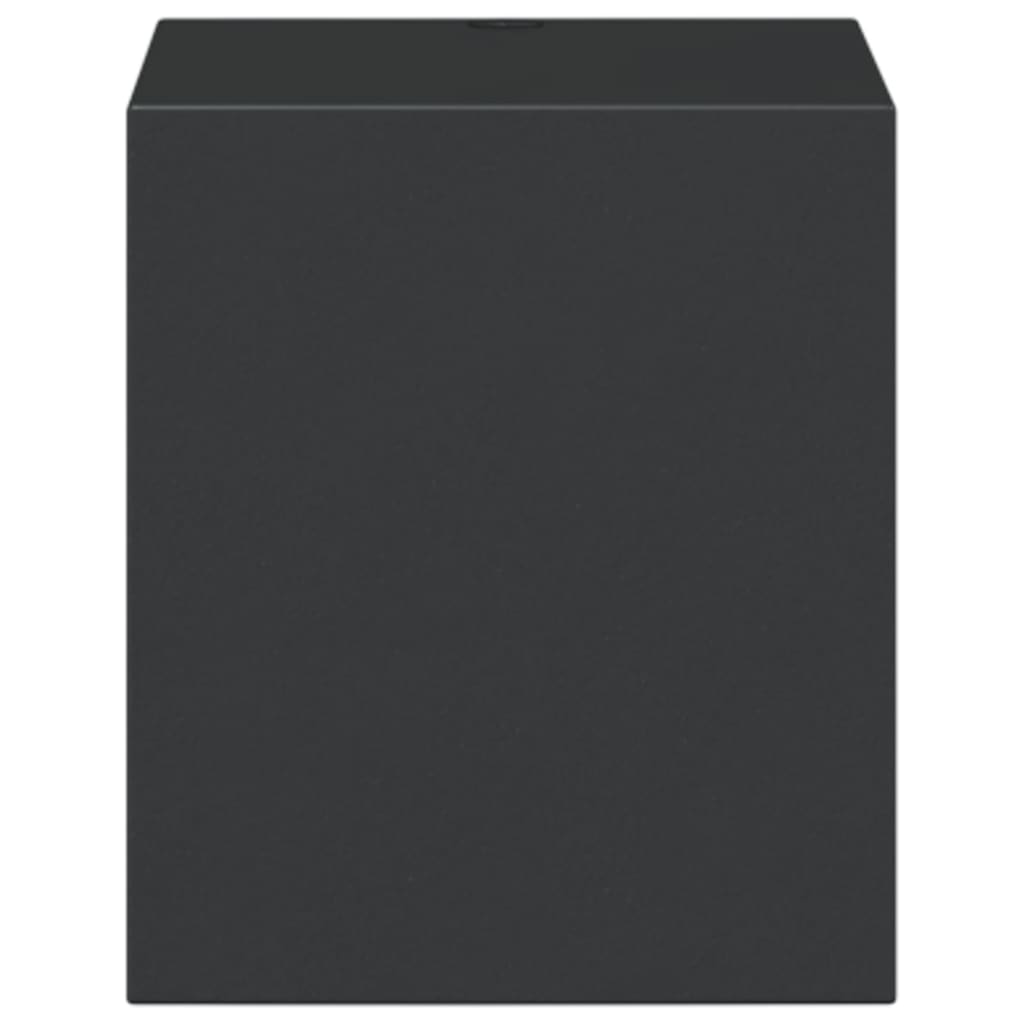 vidaXL Kinkiet zewnętrzny, czarny, odlewane aluminium