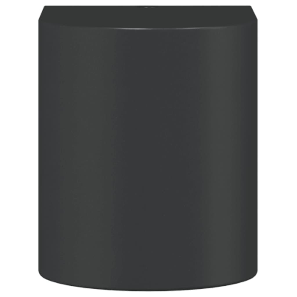 vidaXL Kinkiet zewnętrzny, czarny, odlewane aluminium