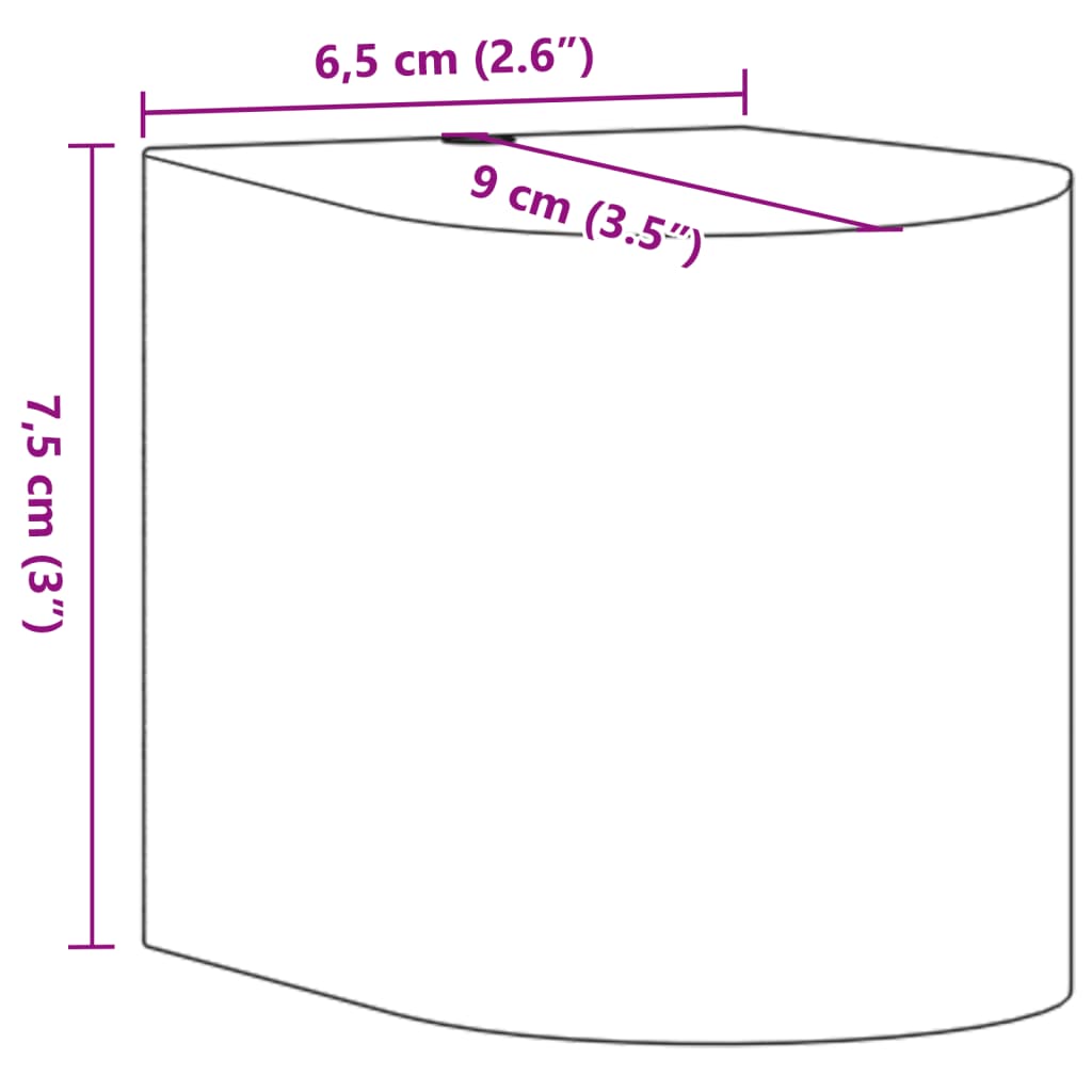 vidaXL Kinkiet zewnętrzny, czarny, odlewane aluminium