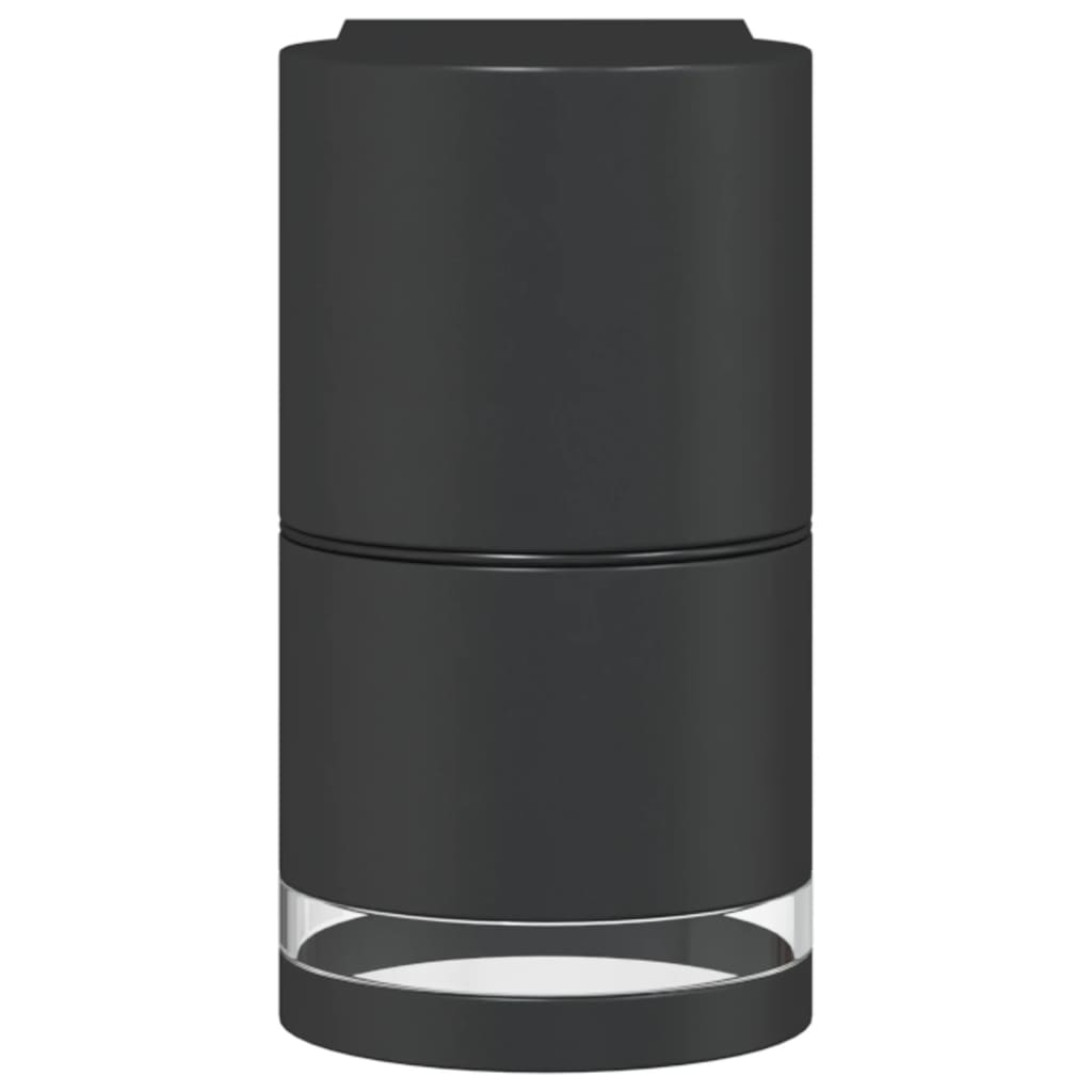 vidaXL Kinkiet zewnętrzny, czarny, odlewane aluminium