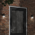 vidaXL Kinkiet zewnętrzny, czarny, odlewane aluminium