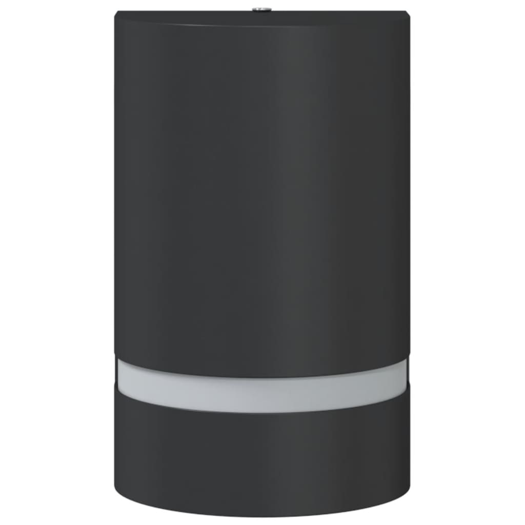 vidaXL Kinkiet zewnętrzny, czarny, odlewane aluminium