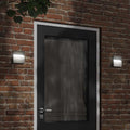 vidaXL Zewnętrzny kinkiet LED, czarny, odlewane aluminium