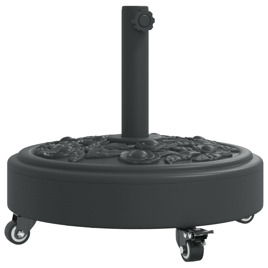 vidaXL Podstawa do parasola, z kółkami, do słupków Ø38/48 mm, 27 kg