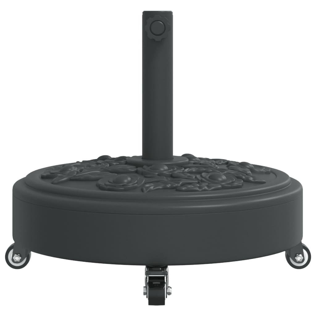 vidaXL Podstawa do parasola, z kółkami, do słupków Ø38/48 mm, 27 kg