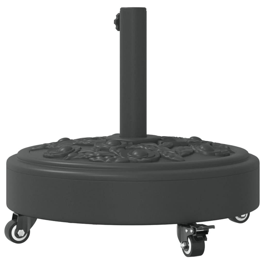 vidaXL Podstawa do parasola, z kółkami, do słupków Ø38/48 mm, 27 kg