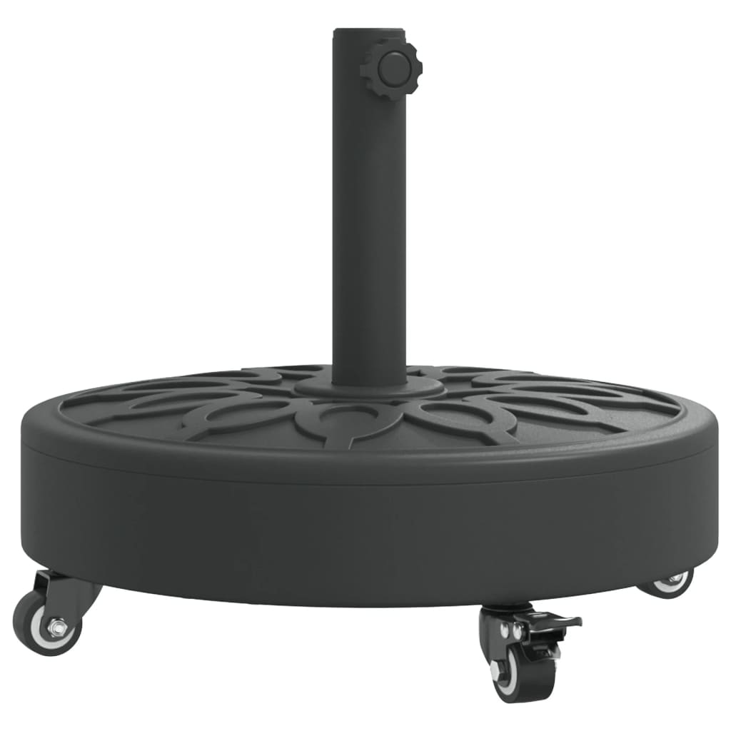 vidaXL Podstawa do parasola, z kółkami, do słupków Ø38/48 mm, 27 kg