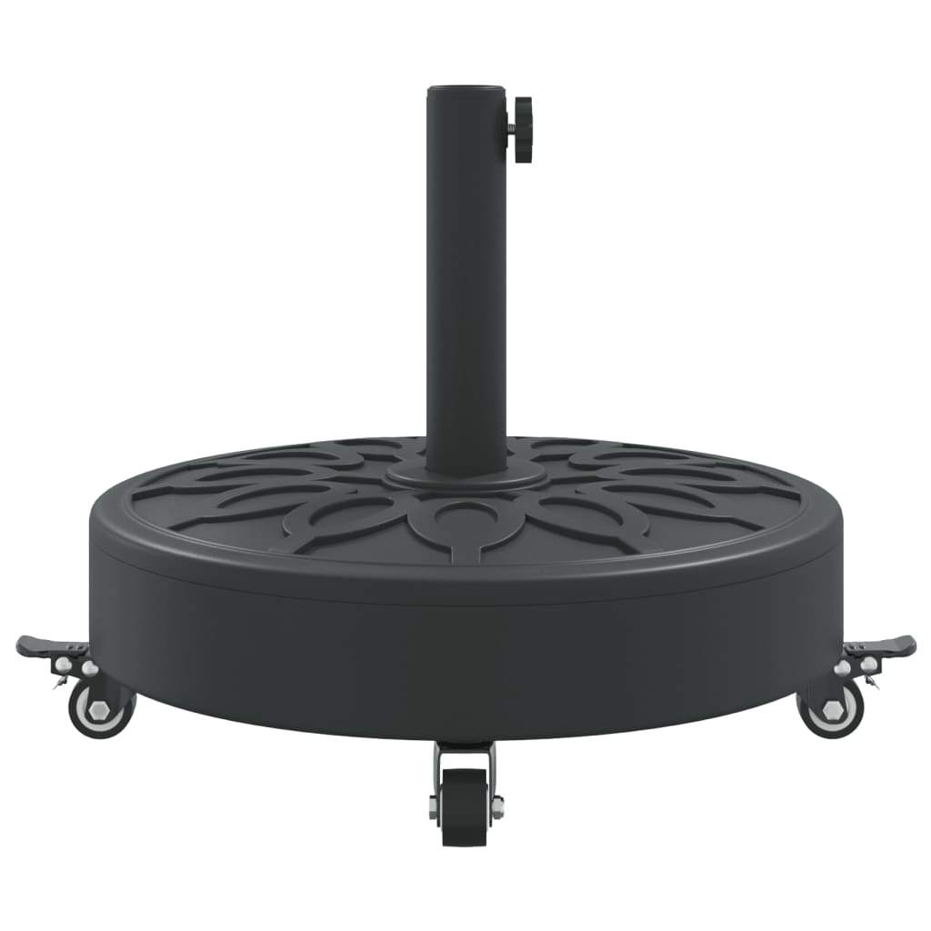 vidaXL Podstawa do parasola, z kółkami, do słupków Ø38/48 mm, 27 kg