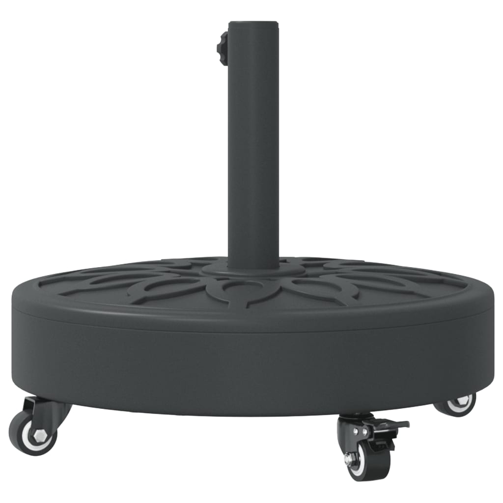 vidaXL Podstawa do parasola, z kółkami, do słupków Ø38/48 mm, 27 kg
