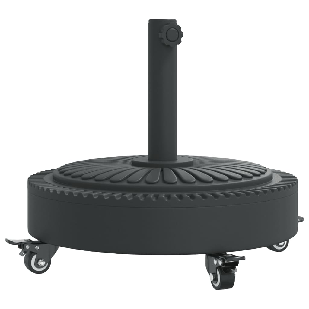 vidaXL Podstawa do parasola, z kółkami, do słupków Ø38/48 mm, 27 kg