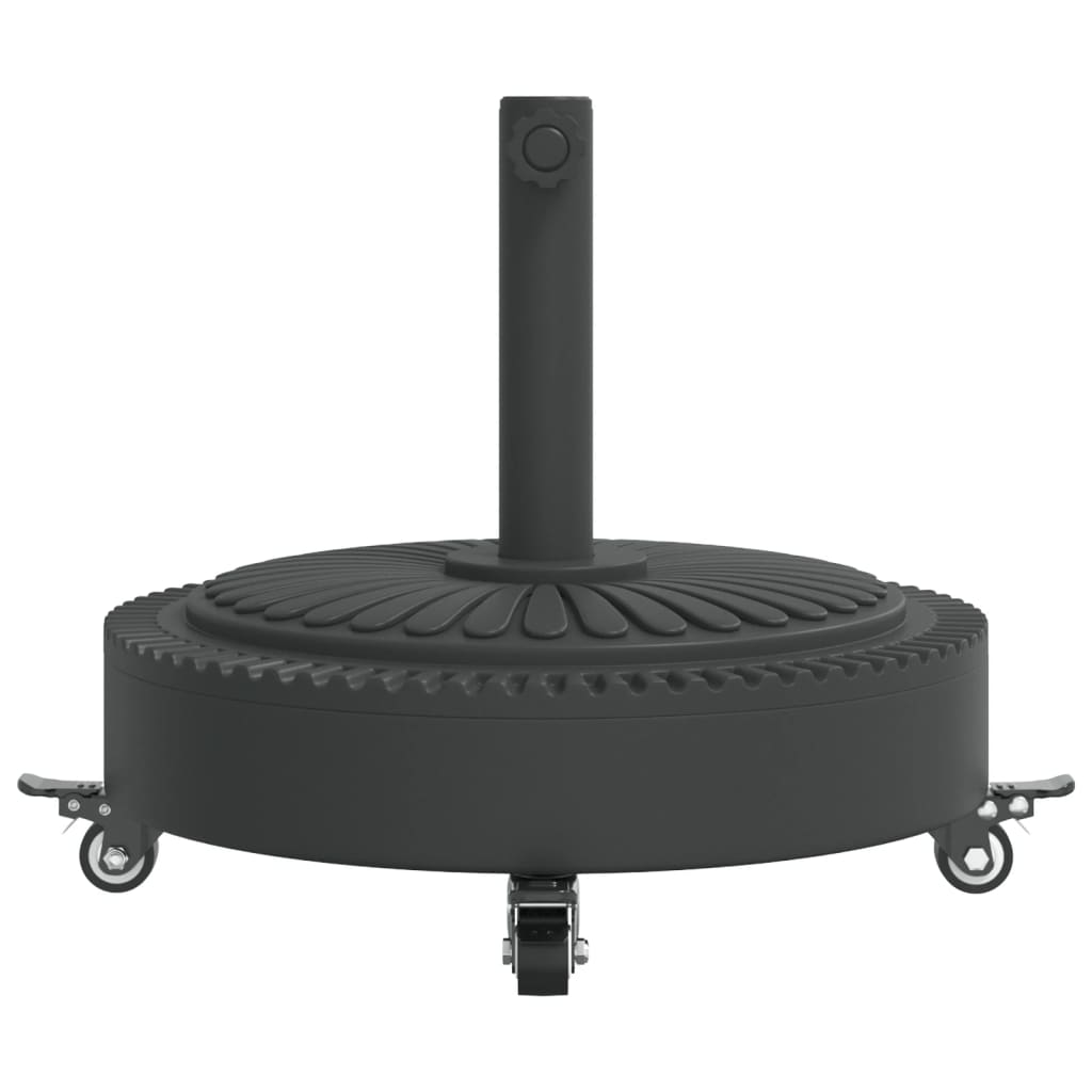 vidaXL Podstawa do parasola, z kółkami, do słupków Ø38/48 mm, 27 kg