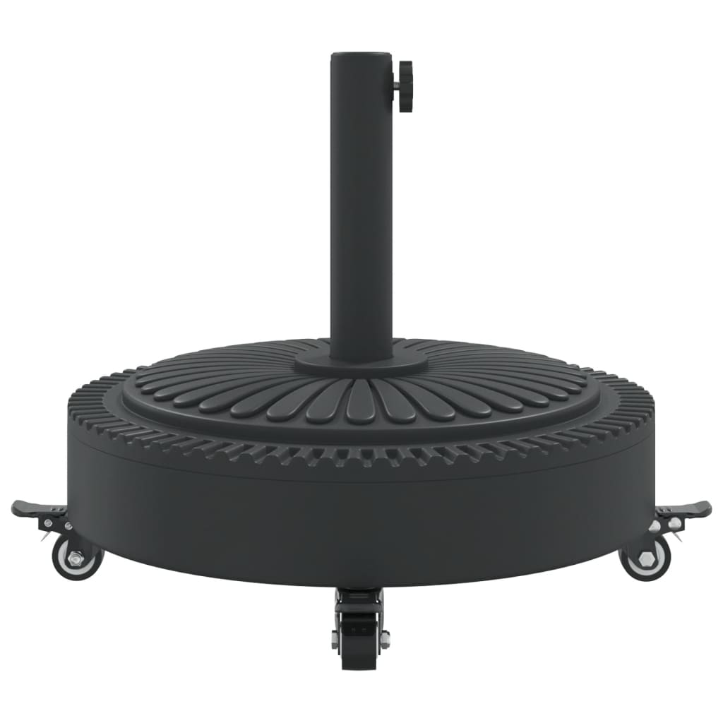 vidaXL Podstawa do parasola, z kółkami, do słupków Ø38/48 mm, 27 kg