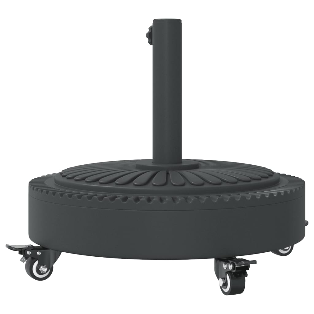 vidaXL Podstawa do parasola, z kółkami, do słupków Ø38/48 mm, 27 kg