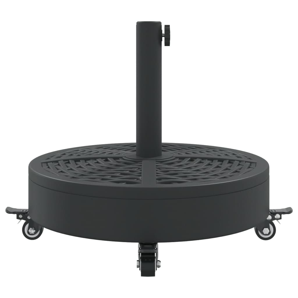 vidaXL Podstawa do parasola, z kółkami, do słupków Ø38/48 mm, 27 kg