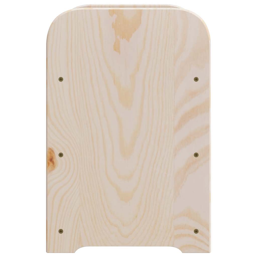 vidaXL Stojak na wino, 33x25x37 cm, lite drewno sosnowe