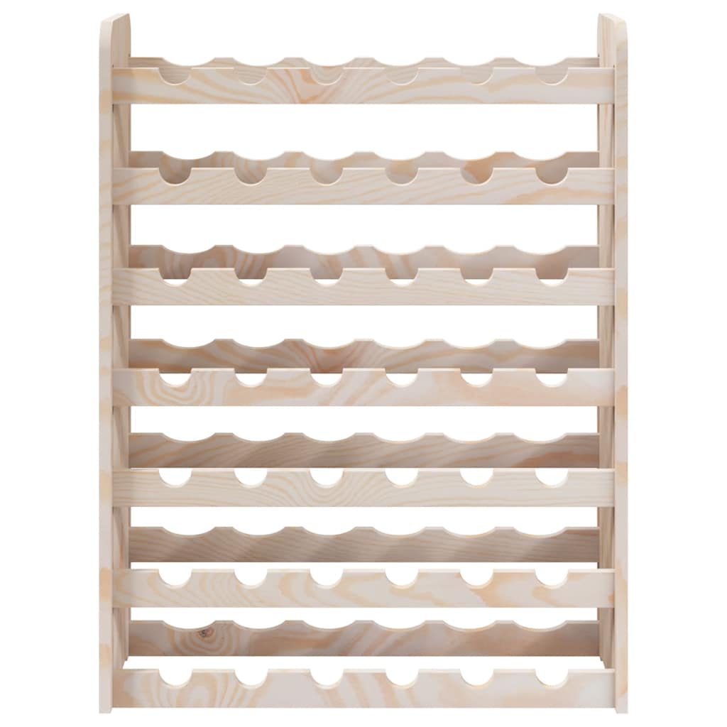vidaXL Stojak na wino, 67,5x25x87 cm, lite drewno sosnowe