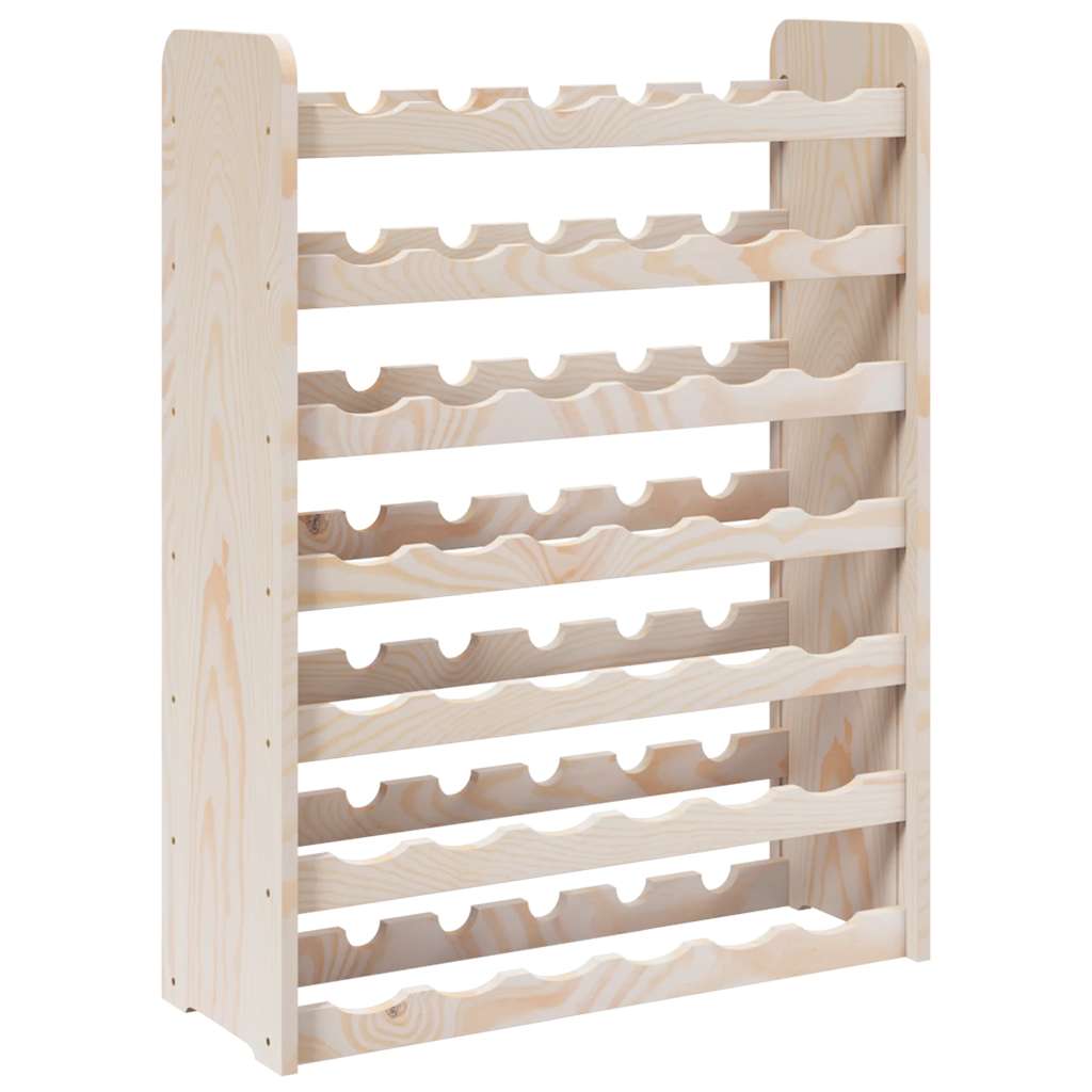 vidaXL Stojak na wino, 67,5x25x87 cm, lite drewno sosnowe