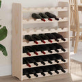 vidaXL Stojak na wino, 67,5x25x87 cm, lite drewno sosnowe