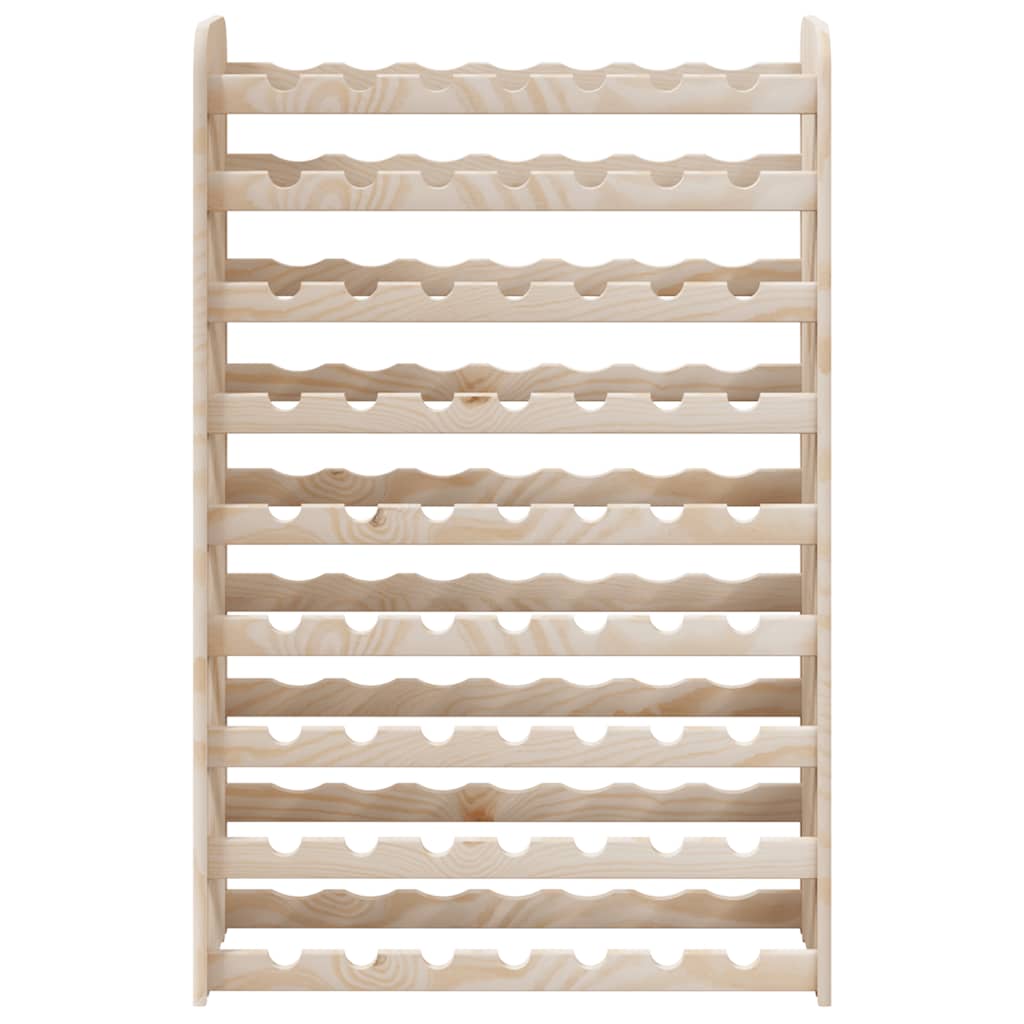 vidaXL Stojak na wino, 72,5x25x111,5 cm, lite drewno sosnowe