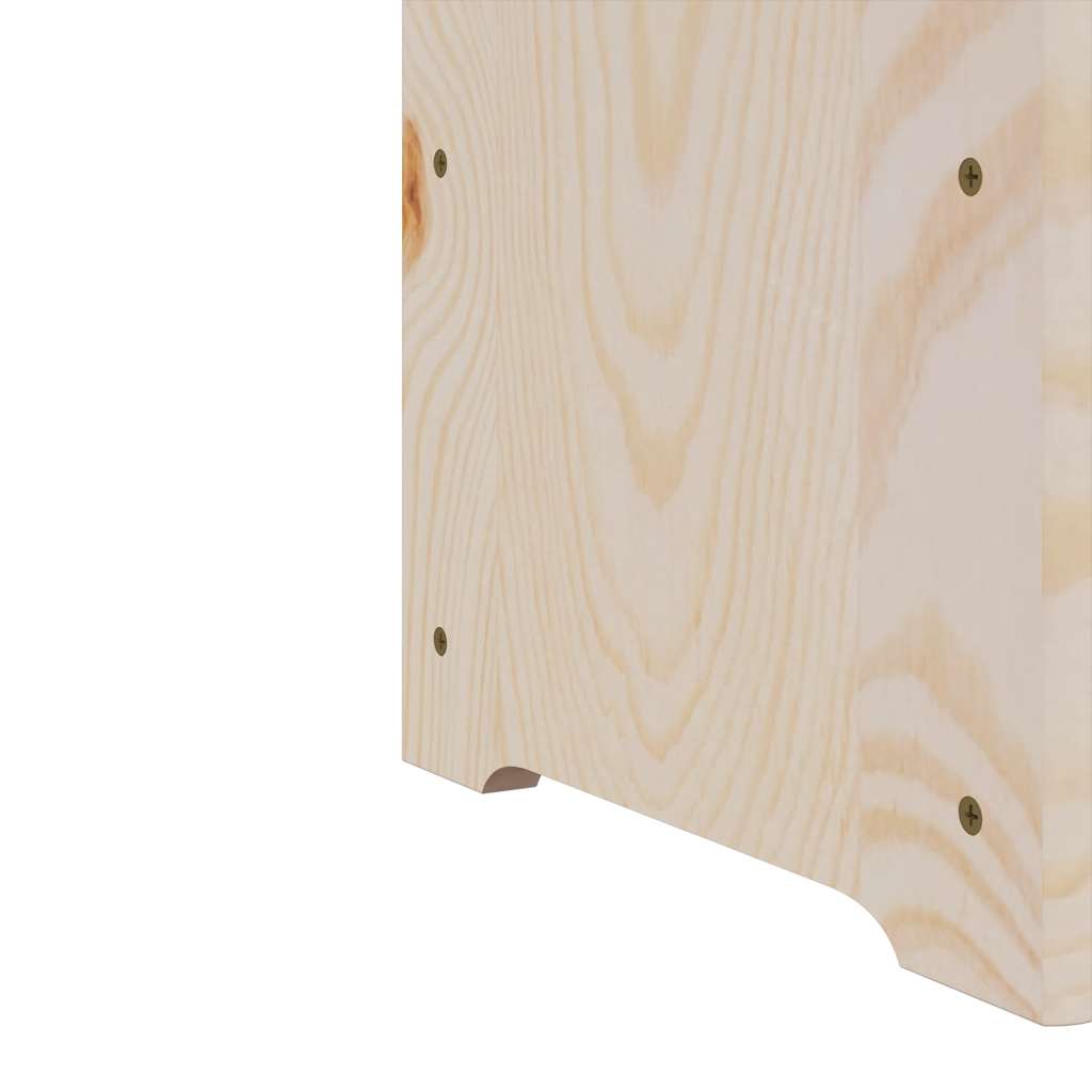 vidaXL Stojak na wino, 72,5x25x111,5 cm, lite drewno sosnowe